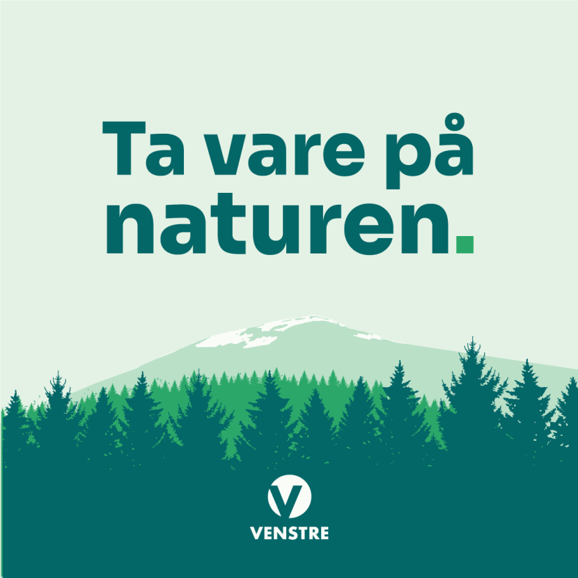 Illustrasjon - Ta vare på naturen.