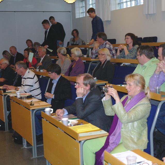 Fra nominasjonsmøtet i 2012.