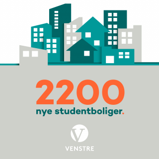 Bygging av studentboliger har vært en viktig sak både for regjeringen og for Venstre i flere år.