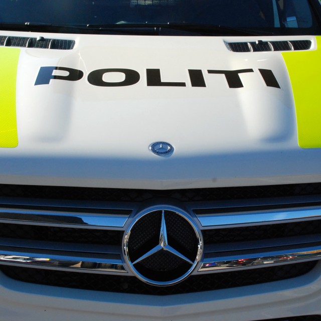 Politi panser bil