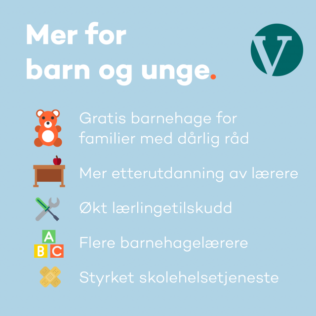 Statsbudsjett 2017 Barn og unge