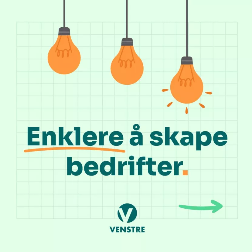 Enklere å skape bedrifter.