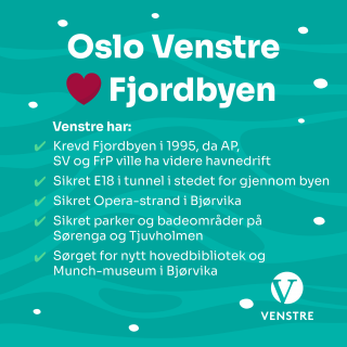 Oslo Venstre elsker Fjordbyen