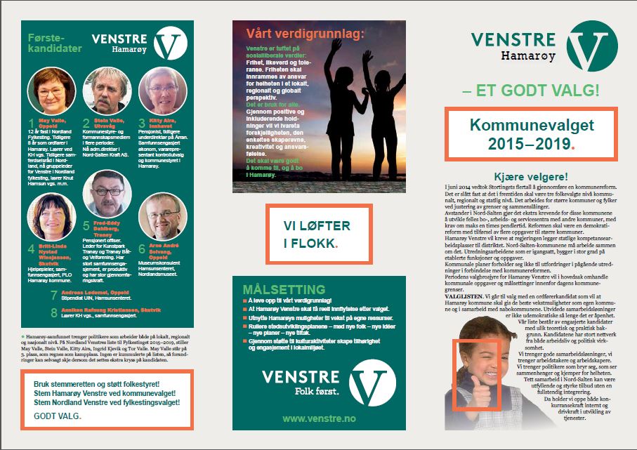Hamarøy Venstre - valgprogram