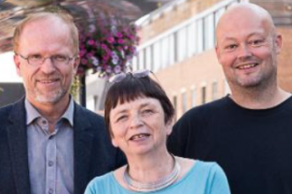 VIL BYTTE: Sjur Skjæveland, Live Giset og Stig Vaagan vil ha ordførerbytte i Hamar.