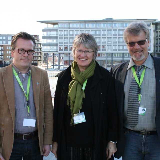 Jørgen Blom Ingvild T.Vevatne og Ivar Knai på landsmøte 2011