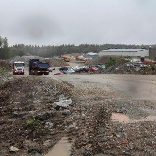 Store endringer i landskapet, sjenerende støy, mye tungtrafikk og farligere skolevei for barn på Tranby.