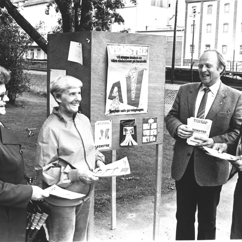 Odd Einar på stand