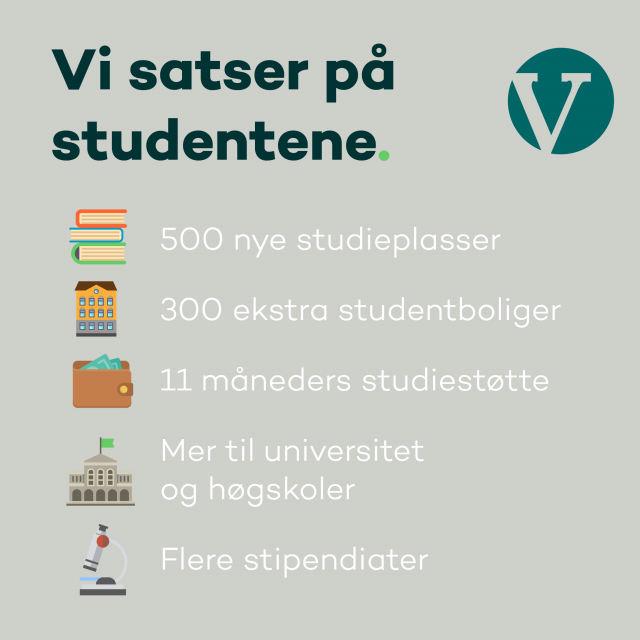 Statsbudsjett 2017 Studenter