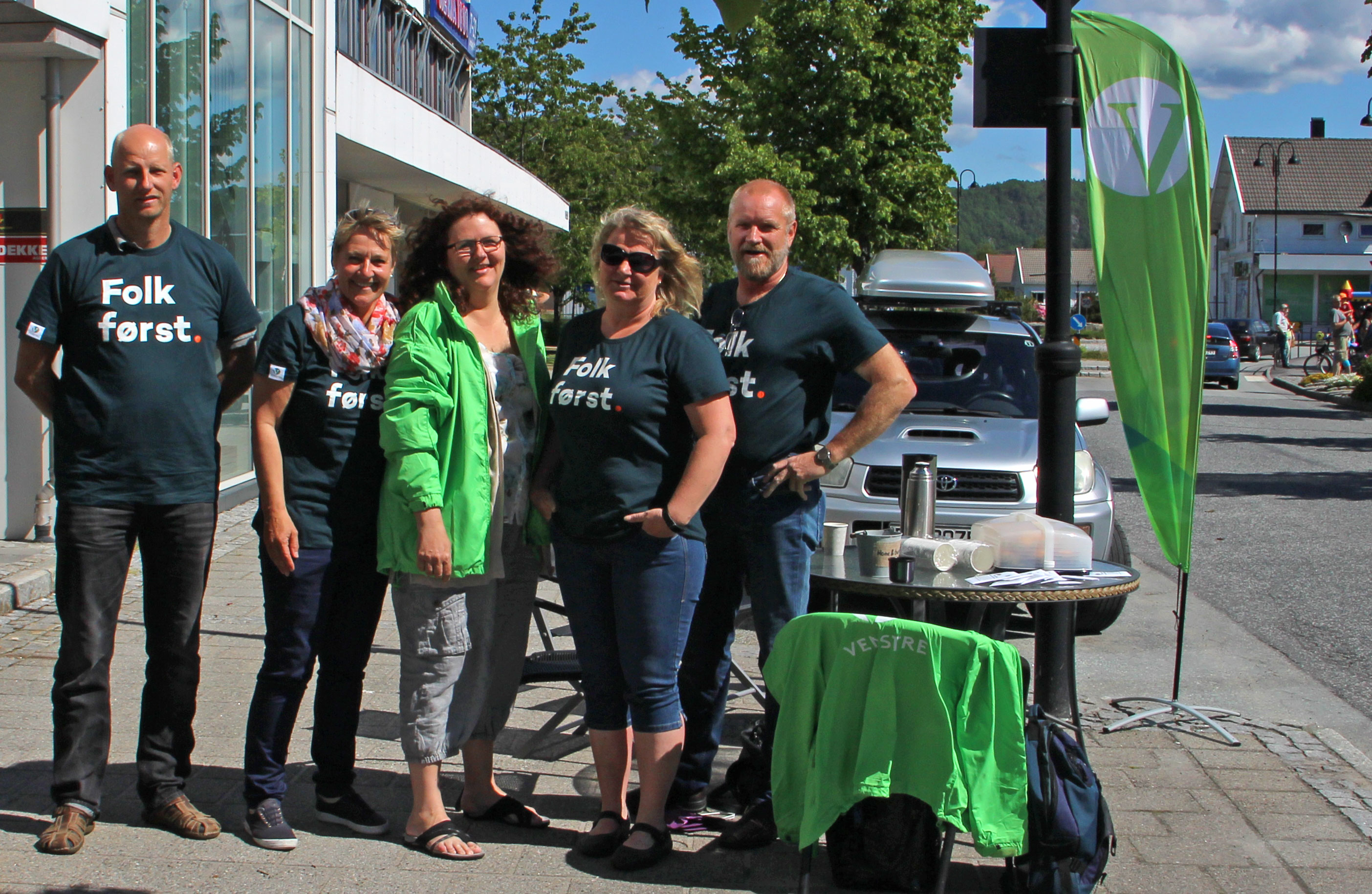 Gjengen fra dagen stand.