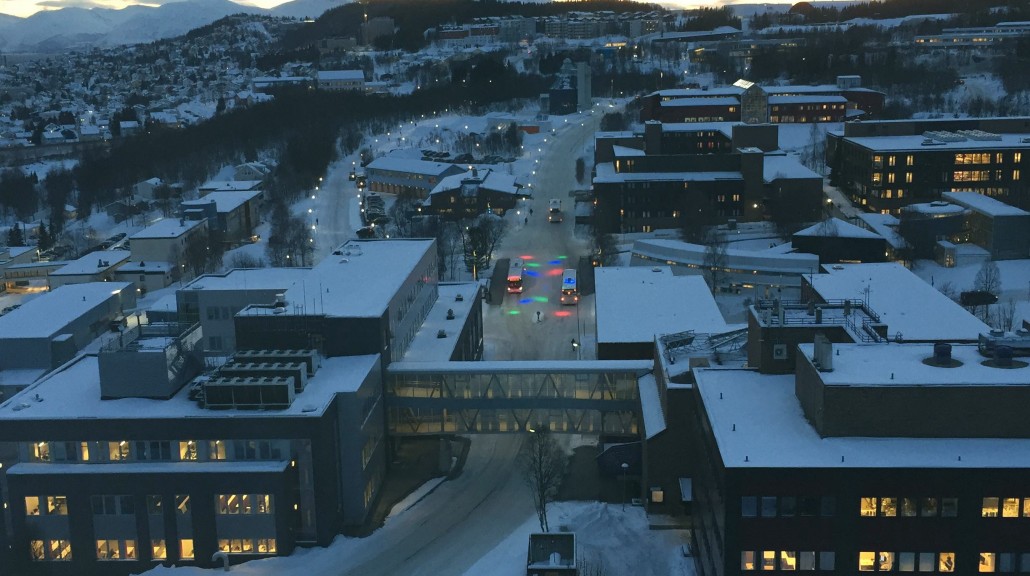 Oversiktsbilde over Universitetet i Tromsø