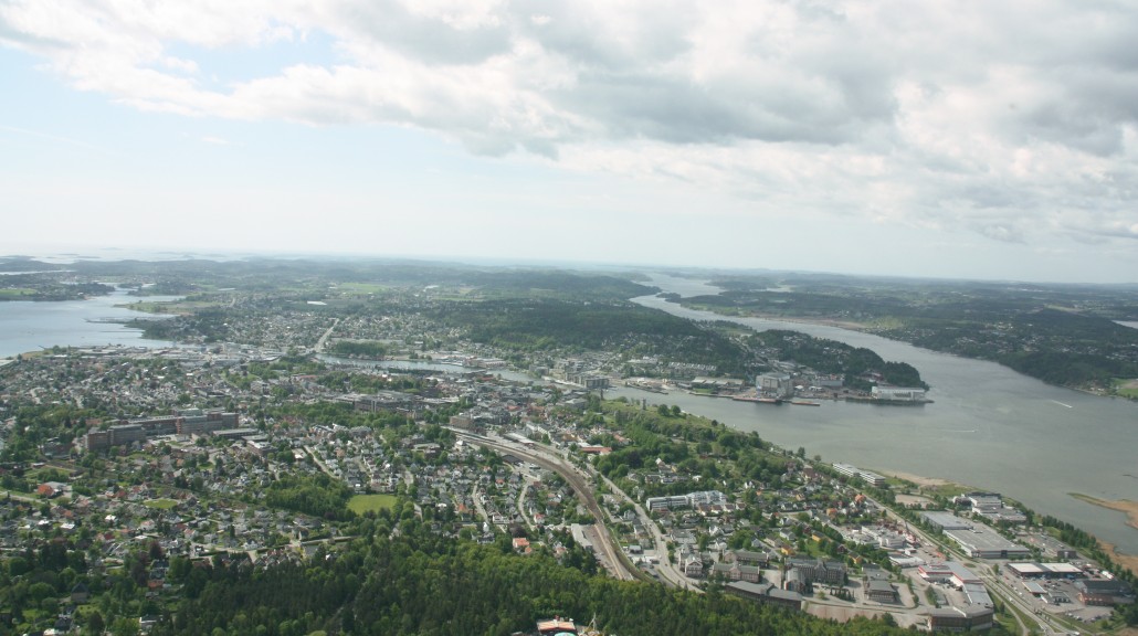 Vestfold sett fra lufta