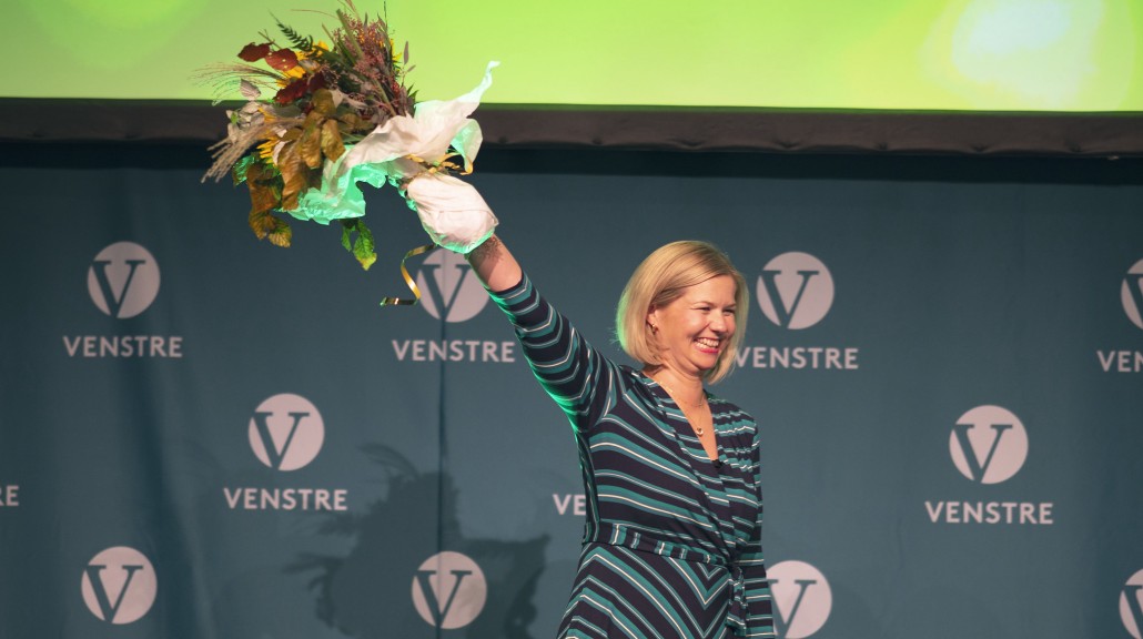 Guri Melby ble valgt til partileder i Venstre 26. oktober 2020