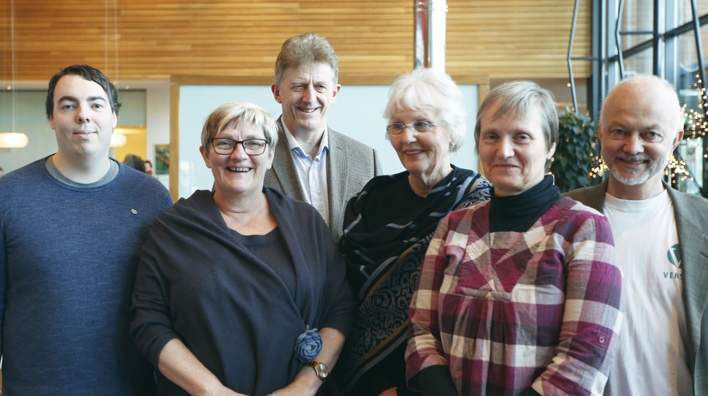 Fra v.: Kristian Stråmyr, Eli Skaatun (VK), Ola Betten (leder), Hannelore Måseide, Heidi Hogset og Toivo Brennløkken (nestleder).