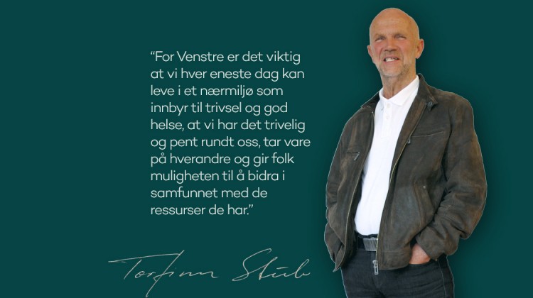 Hitra Venstres ordførerkandidat Torfinn STub