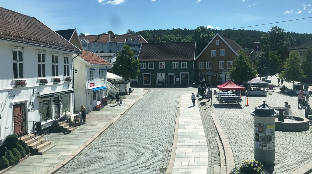 Torget i Drøbak