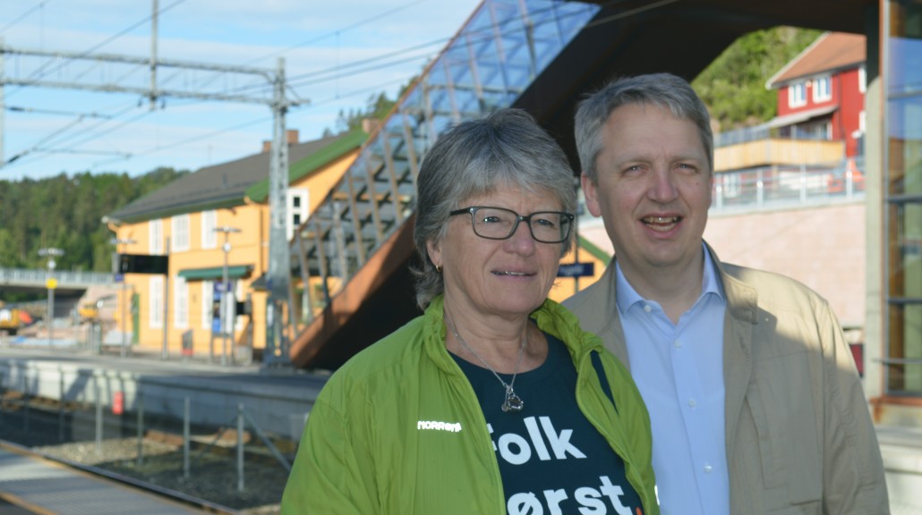 Asker Venstre jobber for raskere reisetid på Spikkestadbanen