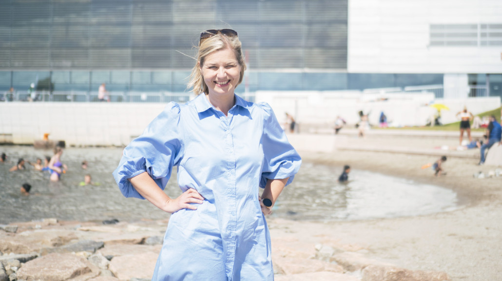 Guri Melby på Operastranda