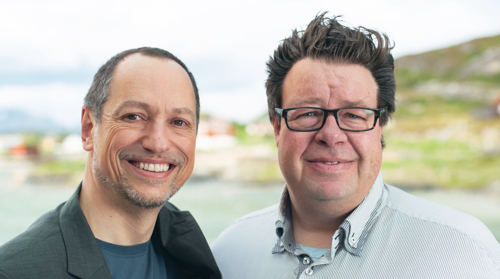 Rolf G Zimmermann (tv) og Sverre Kleivkås