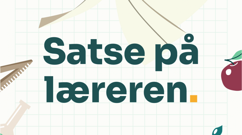 Satse på læreren