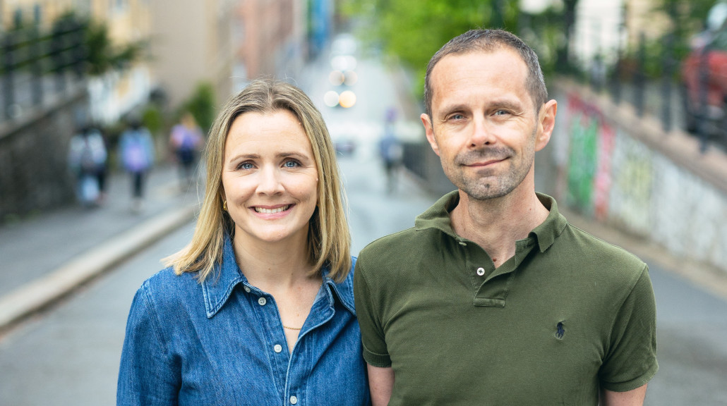 Oslo Venstres toppkandidater Hallstein Bjercke og Marit Vea