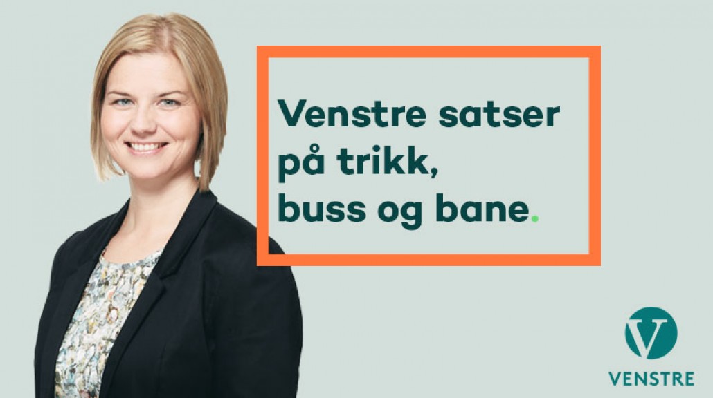 Venstre satser på trikk, buss og bane.