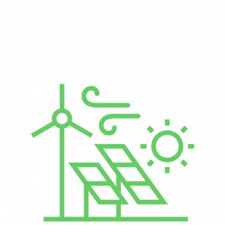 fornybar energi ikon