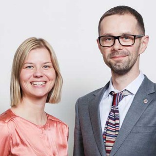 Guri Melby og Hallstein Bjercke, Venstres byråder i Oslo.
