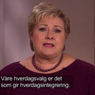 Venstre støtter statsministerens appell om norske borgeres bidrag til god integrering av flyktningene.