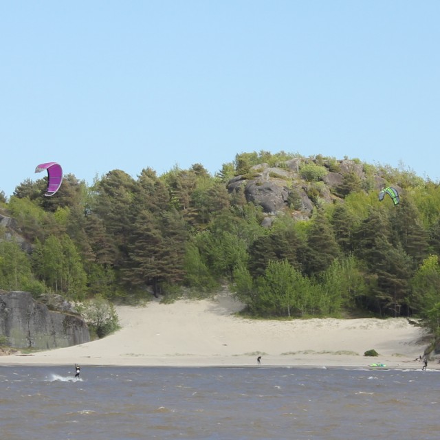 Kiting i Larvik