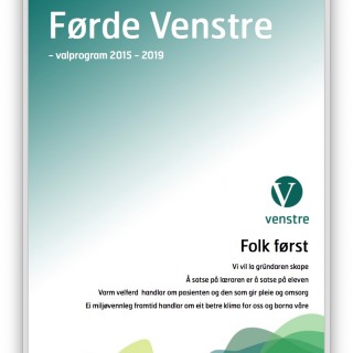 valprogram Førde Venstre 2015 - 2019