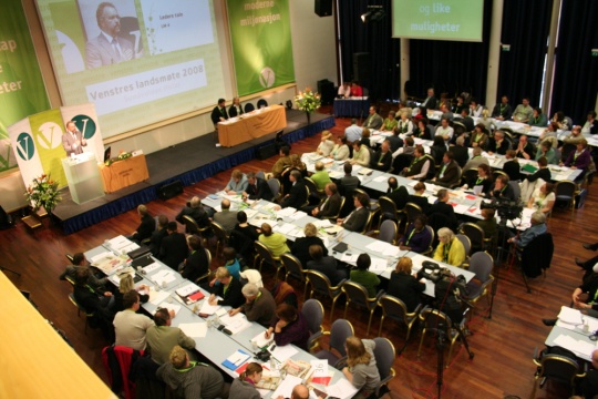 Lars Sponheim taler til Venstres landsmøte 2008