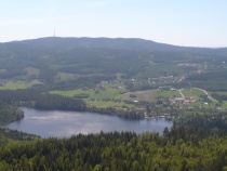  Utsikt over Siljan fra Mælakollen