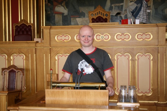 Chriss Madsen på Stortinget