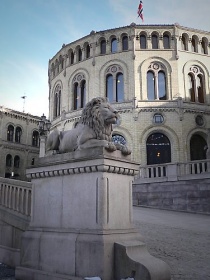 Stortinget. Løvebakken