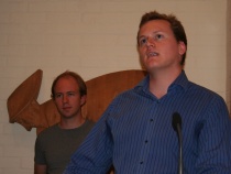  Øistein Svelle (StL) og Erling Hillestad (NSU) (bak)