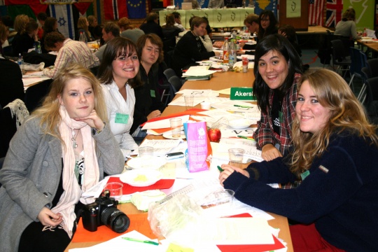 Akershus Unge Venstre delegasjonen på Unge Venstres landsmøte 2008.