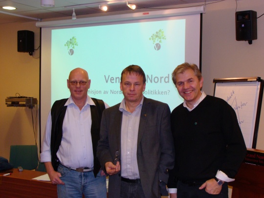 Nordområde seminar.  (fra venstre - Terje Soløy, Arne Langset, Roar Sollied.