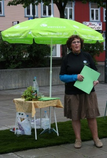 Elisabeth Paulsen fra Venstres miljøprisutdeling i august 2008.