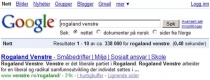 Google søk www.venstre.no