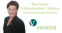 Rita Sletner - Hvorfor stemme Venstre