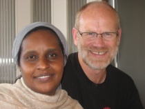 Dega Abdi Aman og Jan Kløvstad