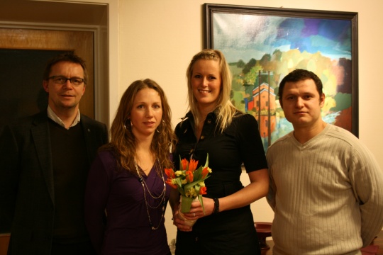 Fra venstre: Jan Tore Gjøby, Heidi Lyngsatad, Elin Gjerberg og Alban Gjegji.