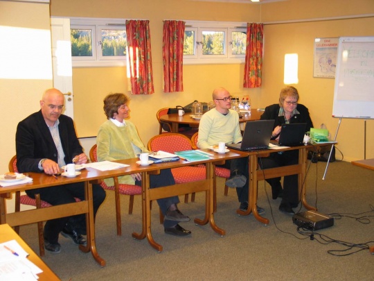 Ulf Rogneby, Marie Tingvold, Christoffer Biong, Trine Skei Grande -Arrangørene av kurset