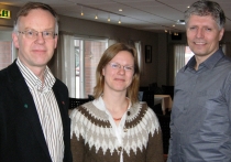  Ordfører i Ål Torleif Dalseide, stortingskandidat Ulla Nordgaarden og Venstres nestleder Ola Elvestuen.