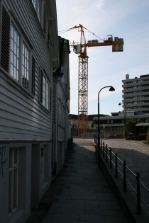klinken byggeplass kran