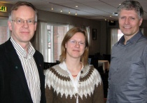  Ordførar Thorleif Dalseide, stortingskandidat Ulla Nordgarden og nestleiar i Venstre Ola Elvestuen.