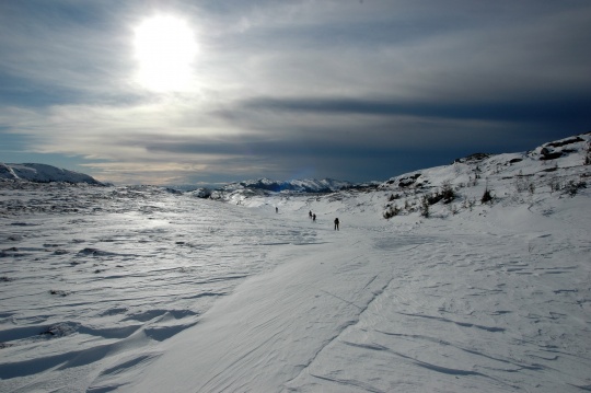 Vinter på fjellet i Rissa