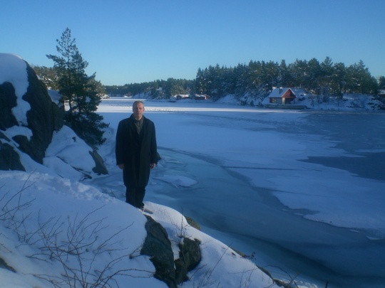 Jens Olai Justvik på Naudodden