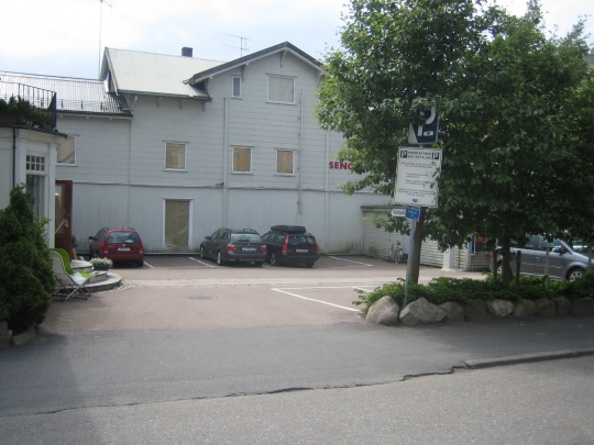  Linaaehagen med Storgata 7, en (potensiell) perle i Sandefjord sentrum.